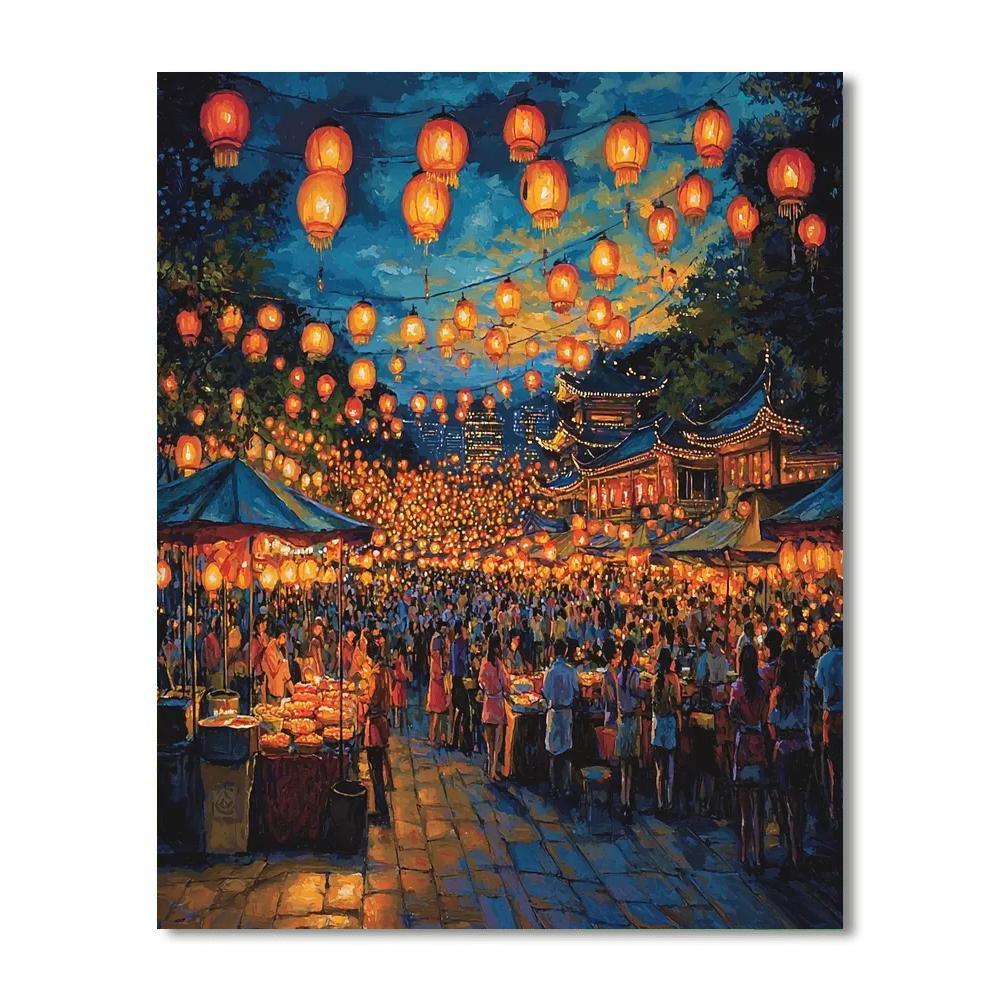 Lantern Festival - Taipei Paint By Numbers