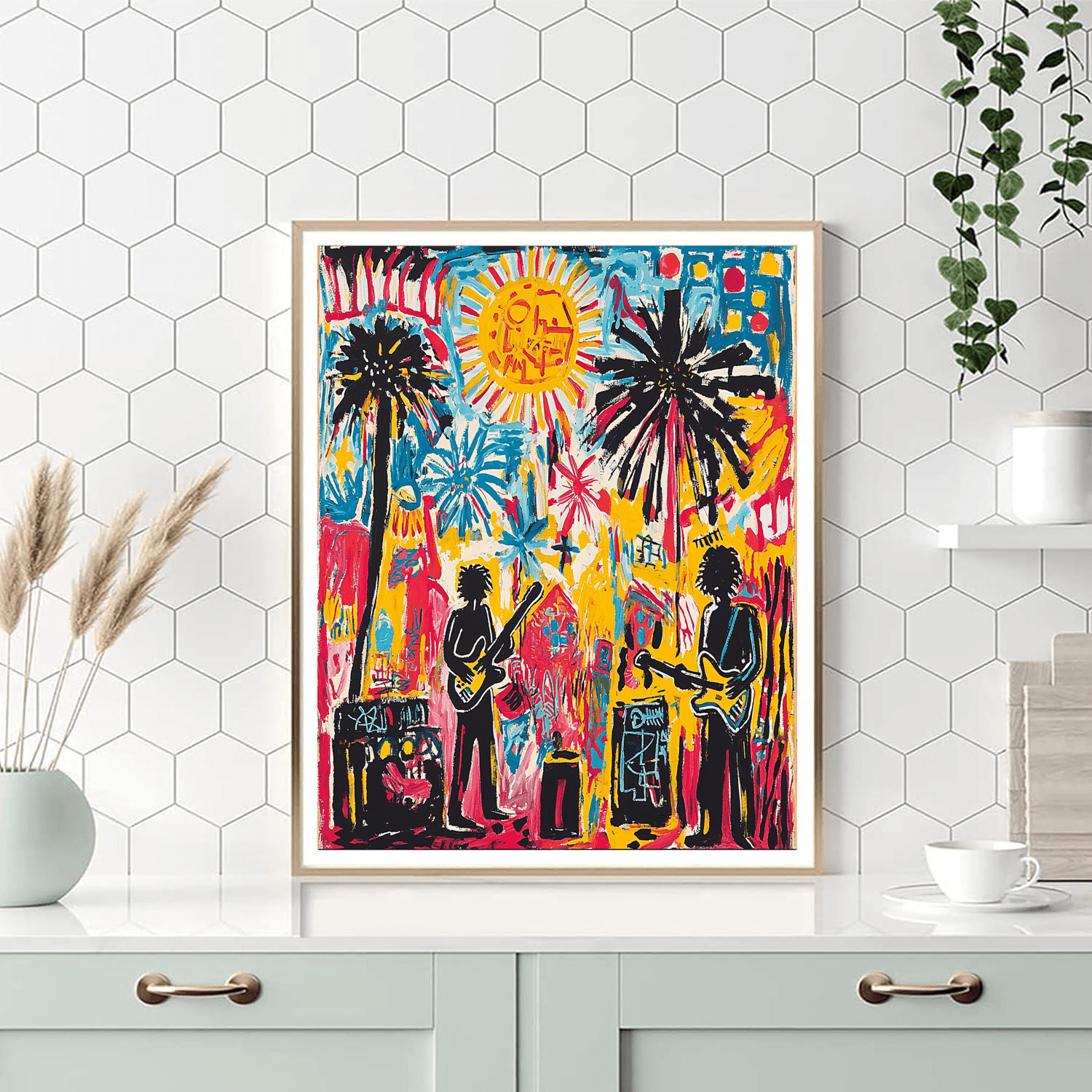 Jean-Michel Basquiat Inspired Bohemian Festival Dream  Paint By Numbers Kits