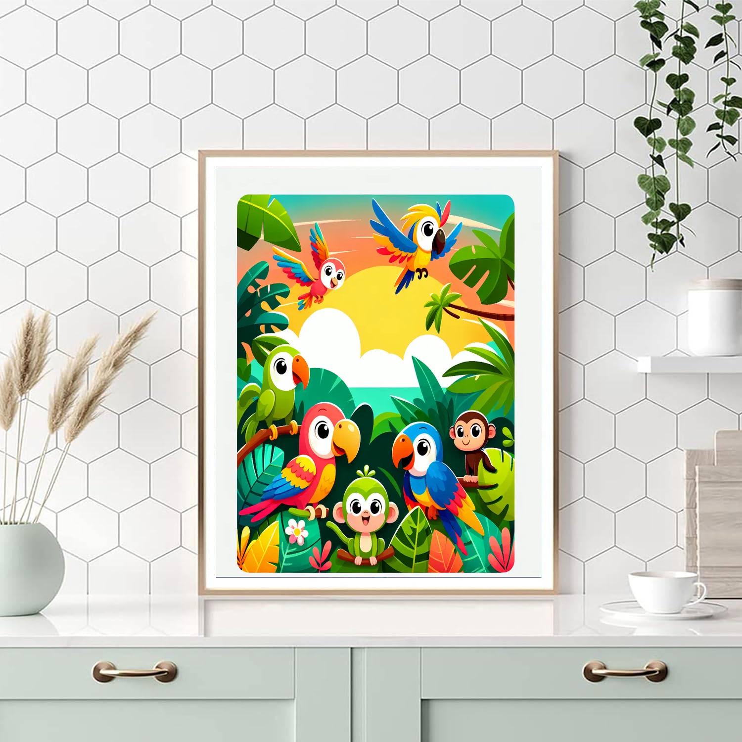Tropical Trek Paint By Numbers Kits