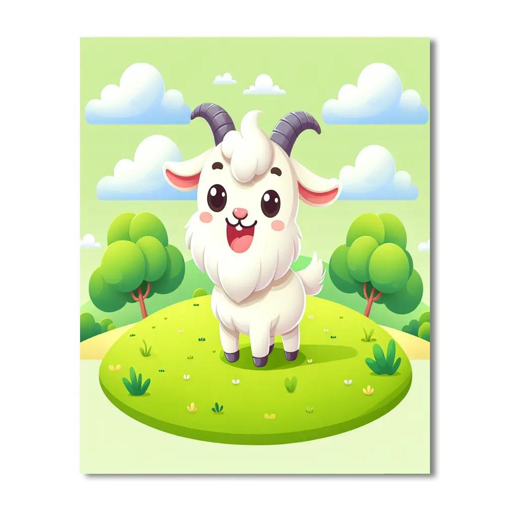 Gallant Goat DIY Paint By Numbers