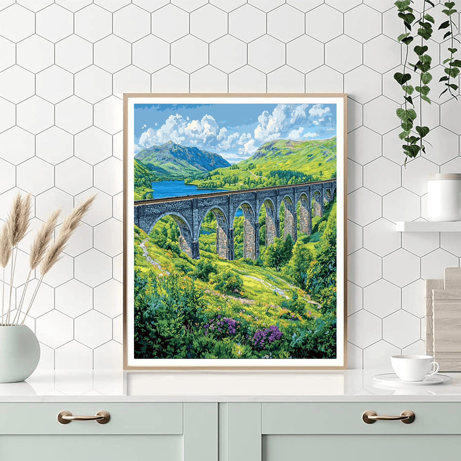 Glenfinnan Viaduct Numbered Painting Kits
