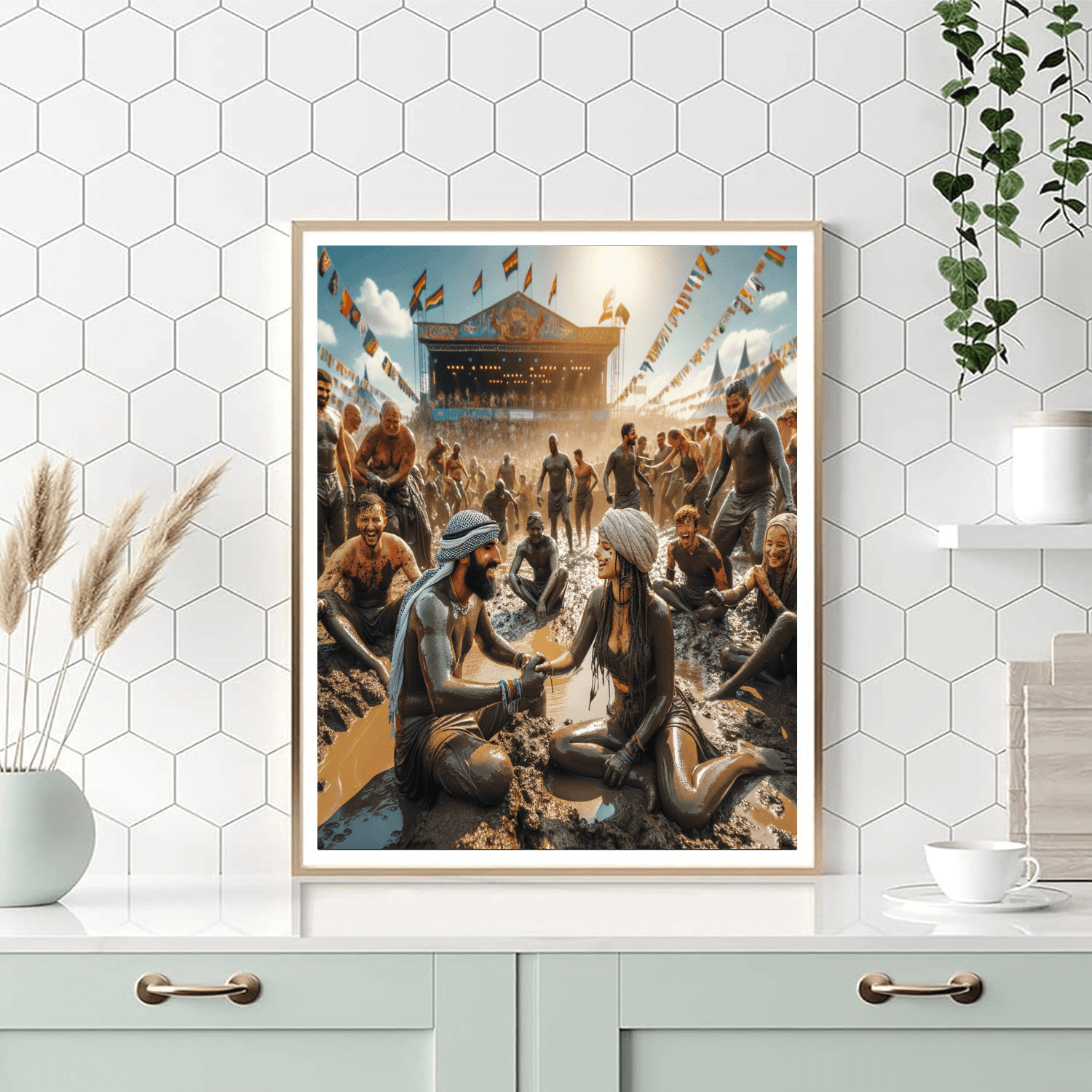 Boryeong Mud Festival Paint By Number