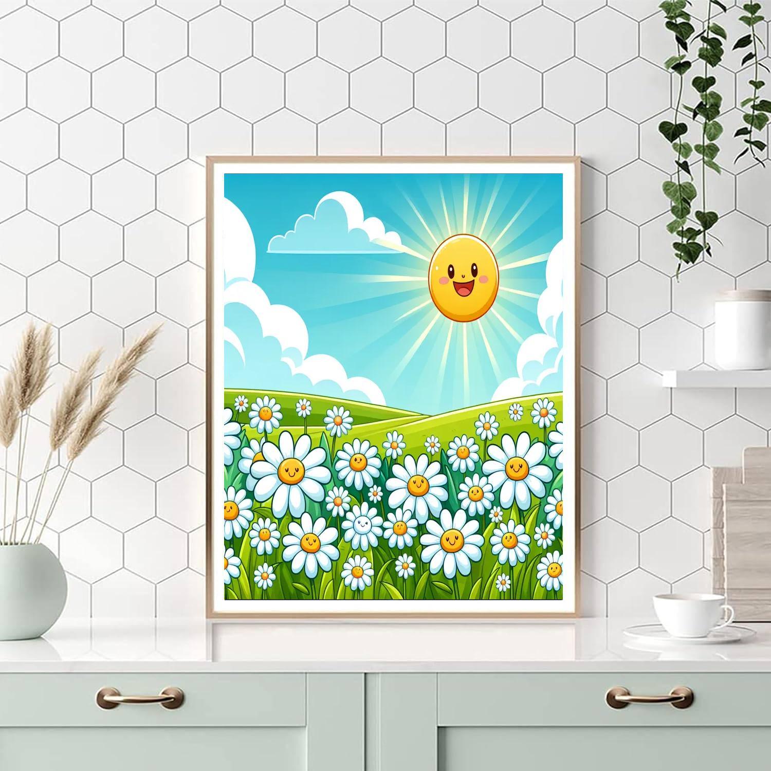 Dazzling Daisies Numbered Painting Kits