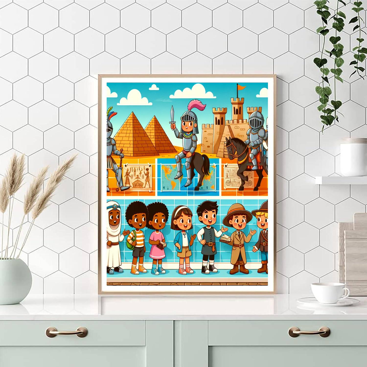 Magical Time Travel Adventure Painting By Numbers Kit