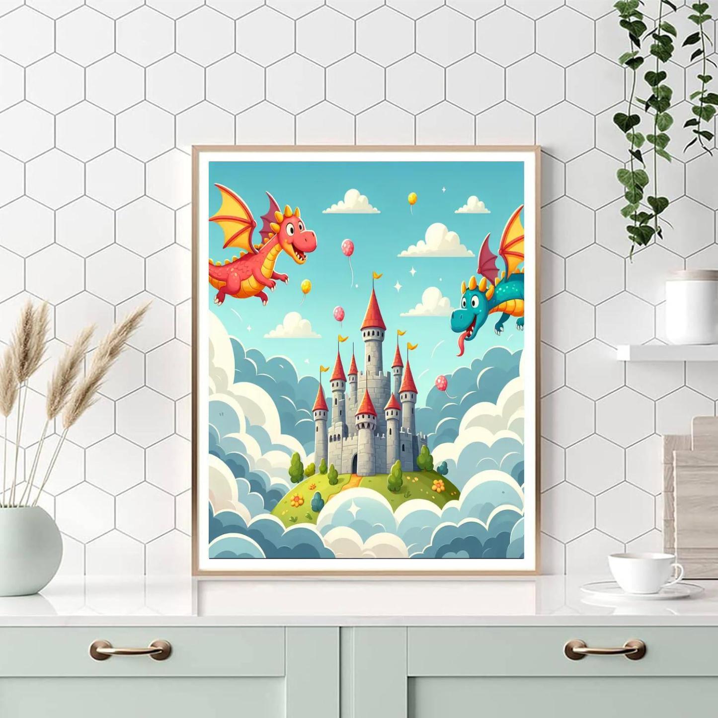 Dragon's Dreamland Numbered Painting Kits