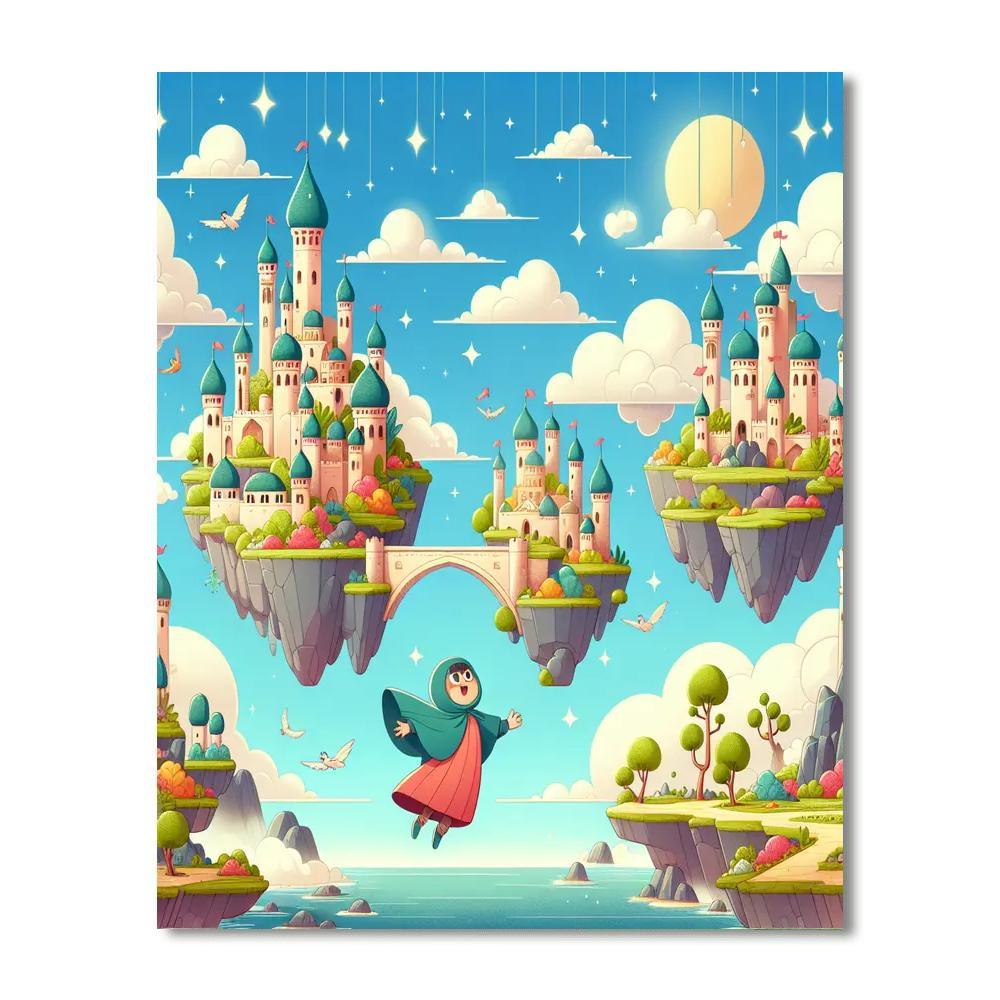 Floating Island Fantasy Paint By Numbers Kits