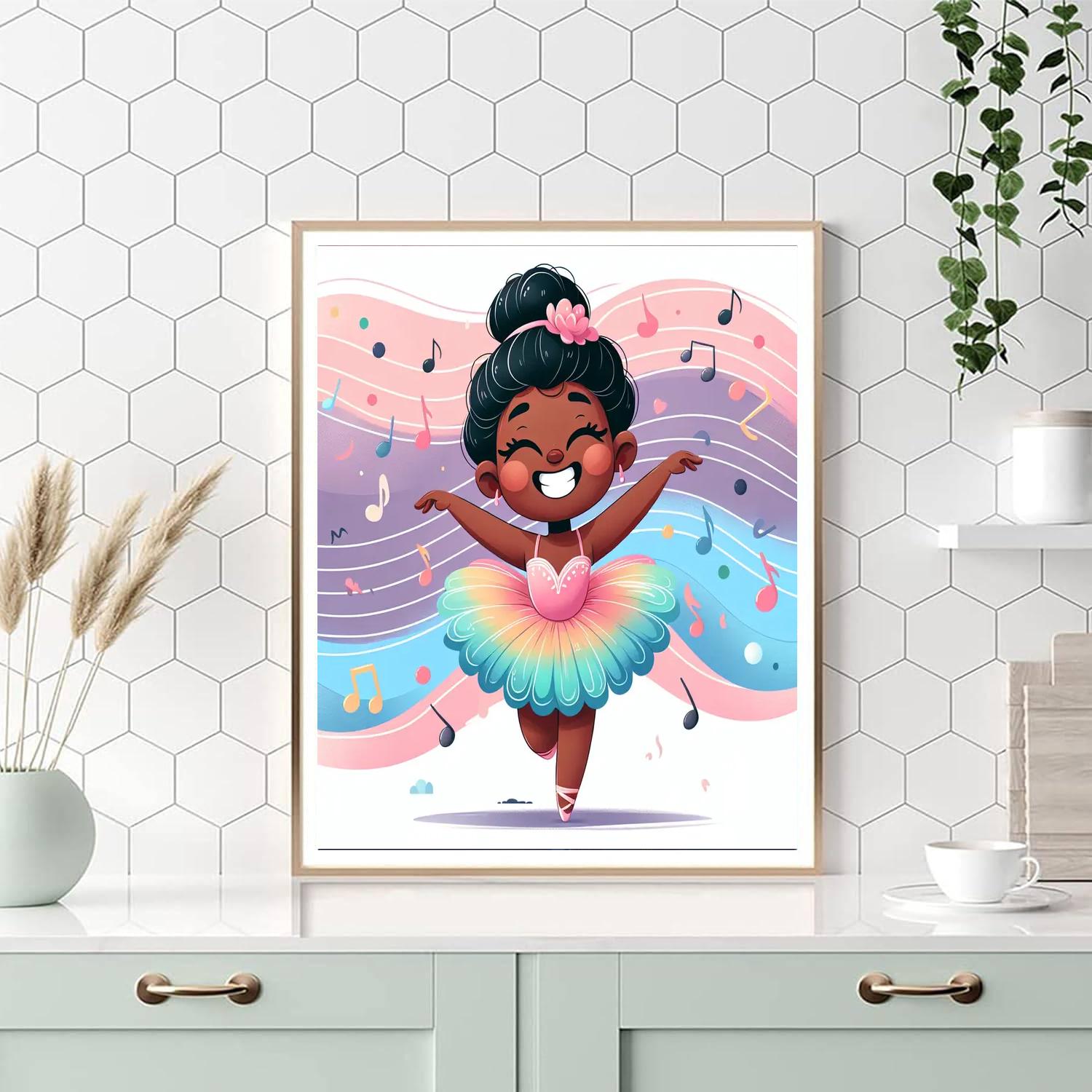 Dancing Ballerina Paint By Numbers Art