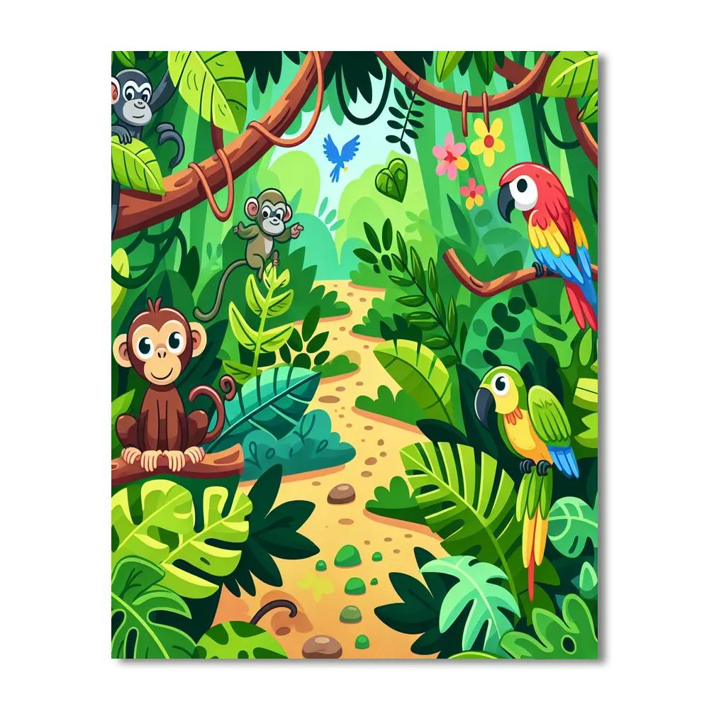 Jungle Trek Paint By Number