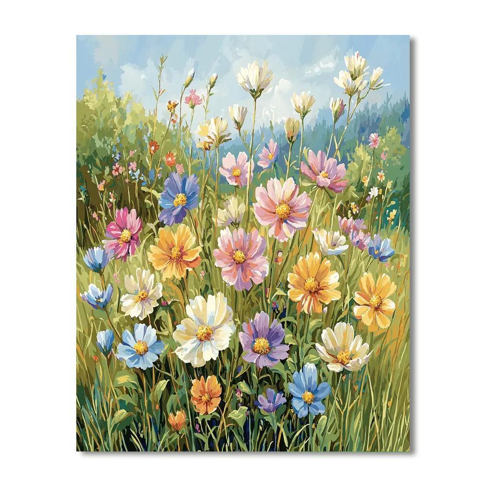 Leonardo Da Vinci Inspired Mystic Meadow  Paint By Numbers Kits