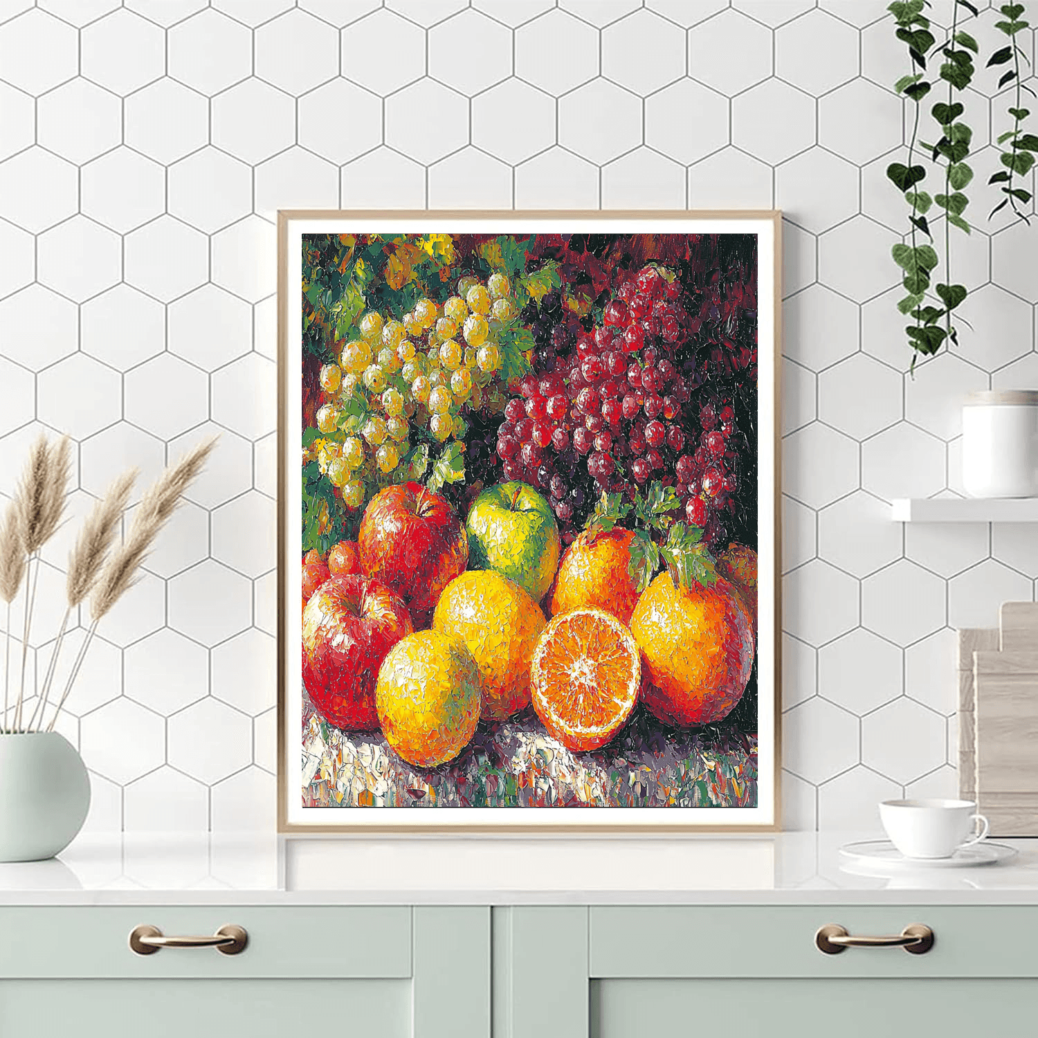 Paul Cézanne Inspired Fruits Of Life  DIY Paint By Numbers