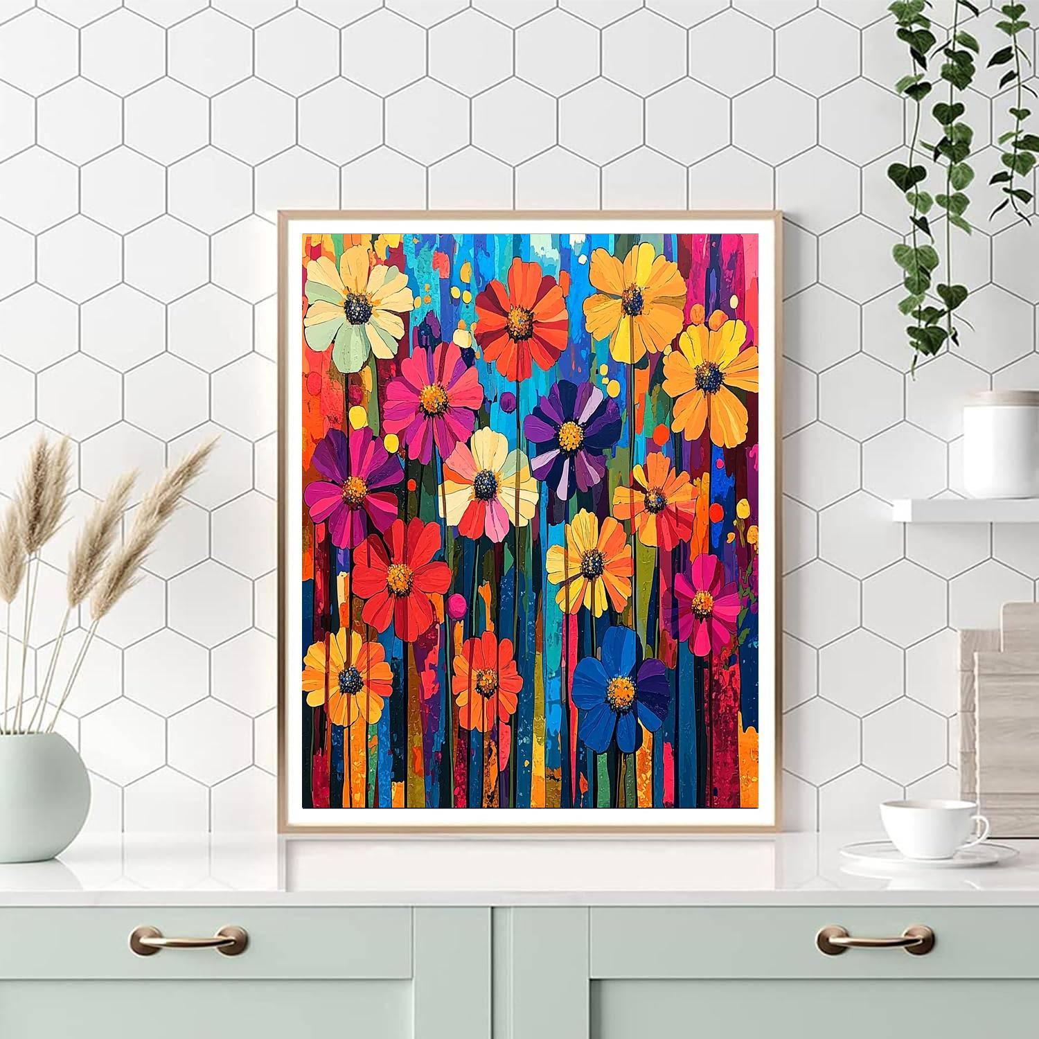 Frida Kahlo Inspired Spirit Of The Wildflowers  Paint By Numbers Art