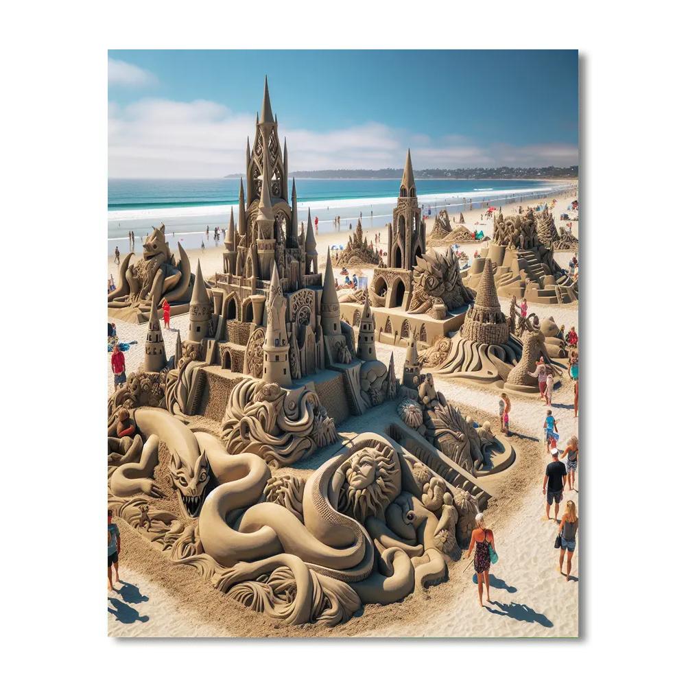 Sandcastle Competition - Usa Numbered Painting Kits