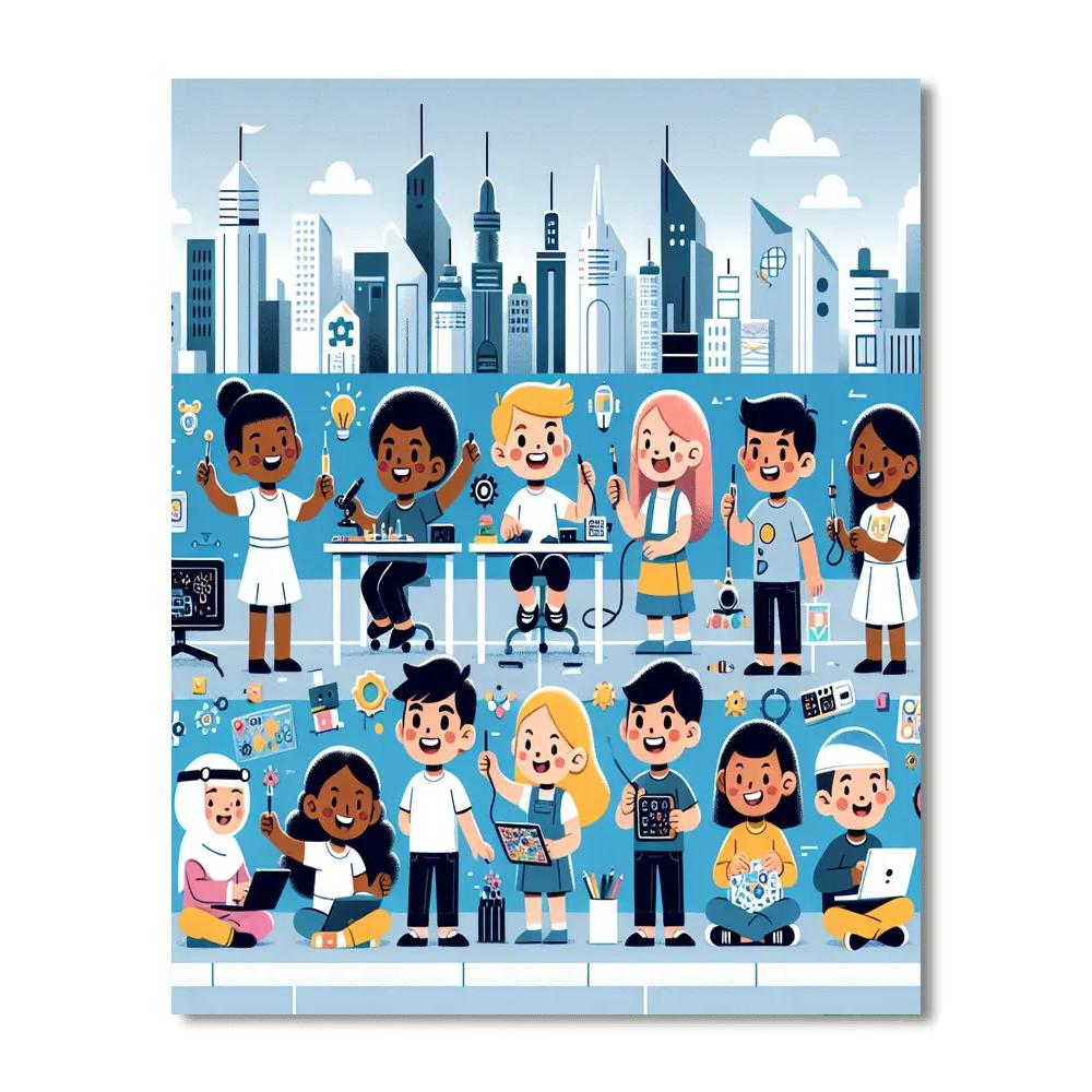 Pioneers Of Tomorrow Paint By Color