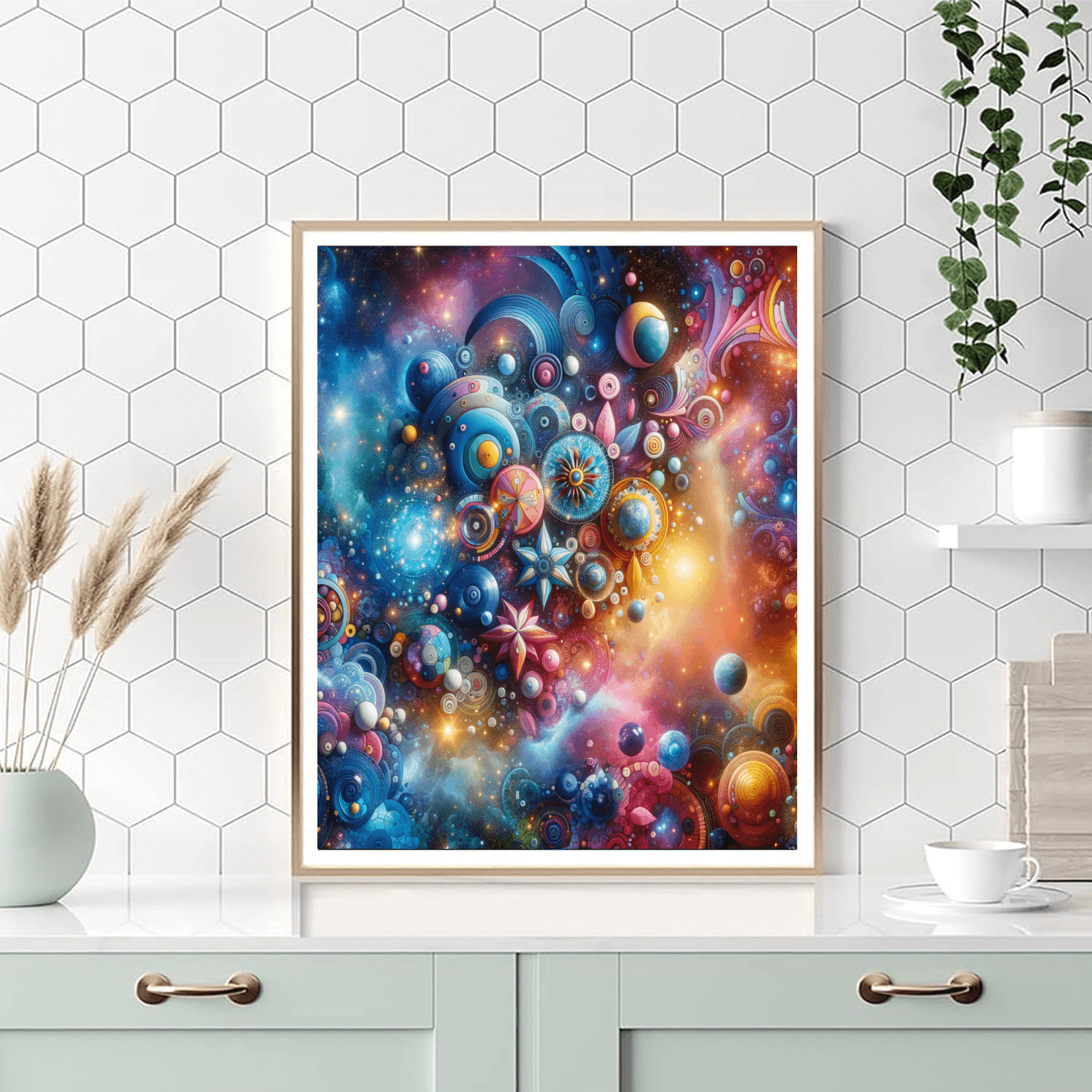 Cosmic Fantasy Landscape DIY Paint By Numbers