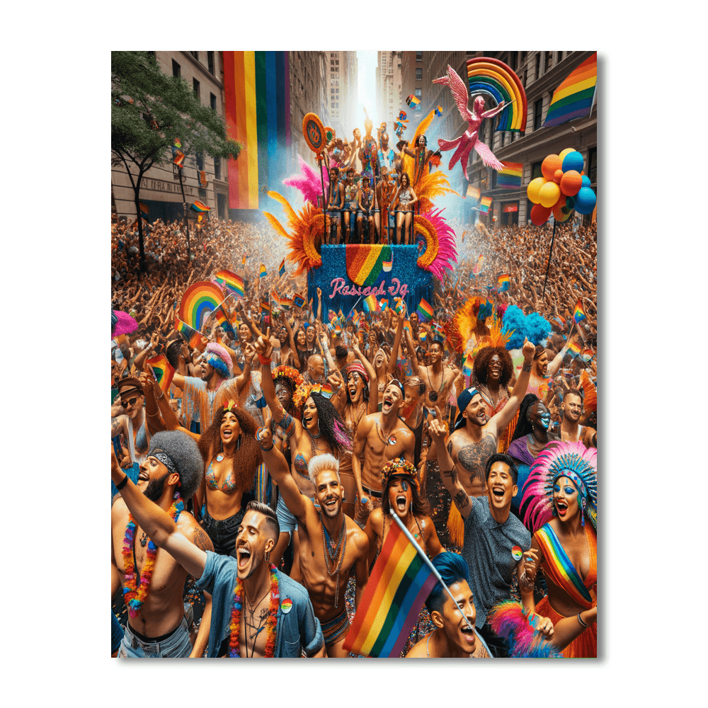San Francisco Pride Parade Paint By Numbers Kits