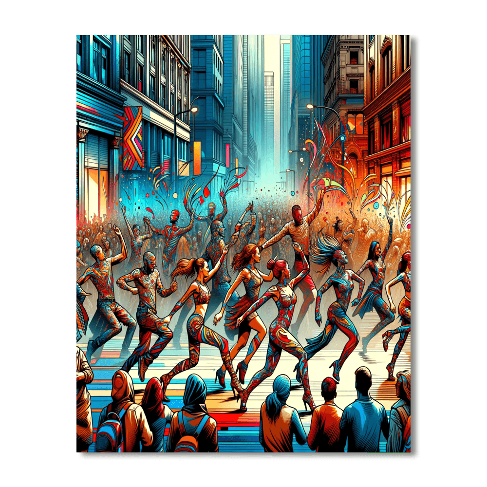 Aalborg Carnival - Denmark Painting By Numbers Kit