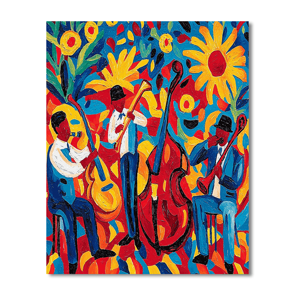 Henri Matisse Inspired Jazz In Colors  Paint By Numbers Kits