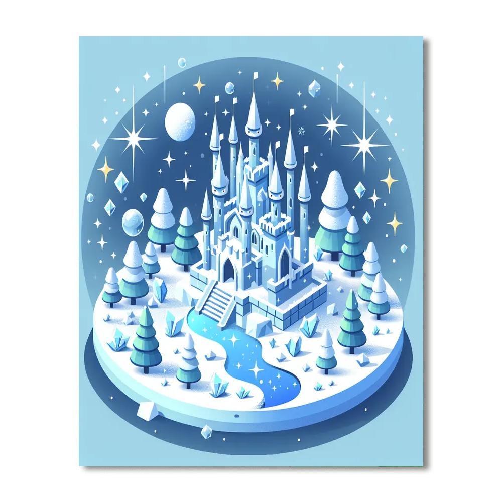 Ice Castle Adventure Paint By Number