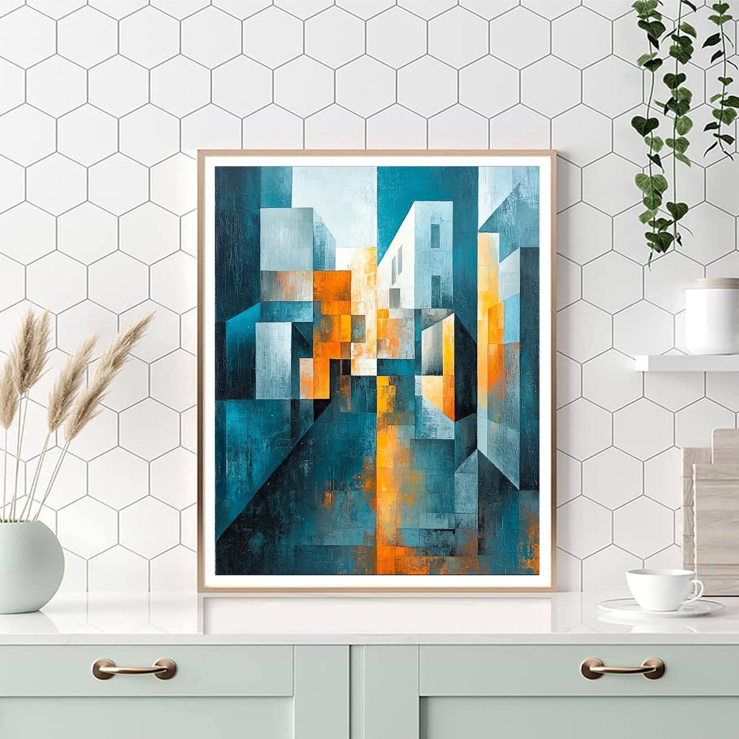 Pablo Picasso Inspired Urban Chaos Symphony  Paint By Numbers