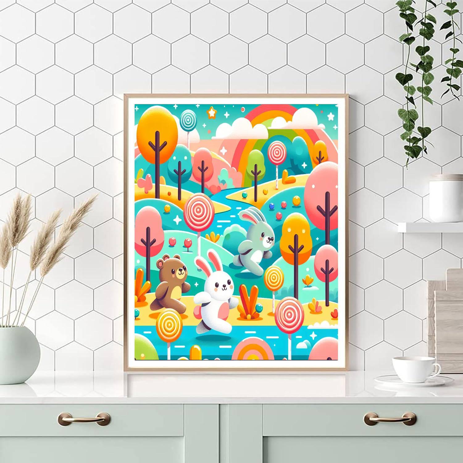 Sweet Treats Safari Numbered Painting Kits