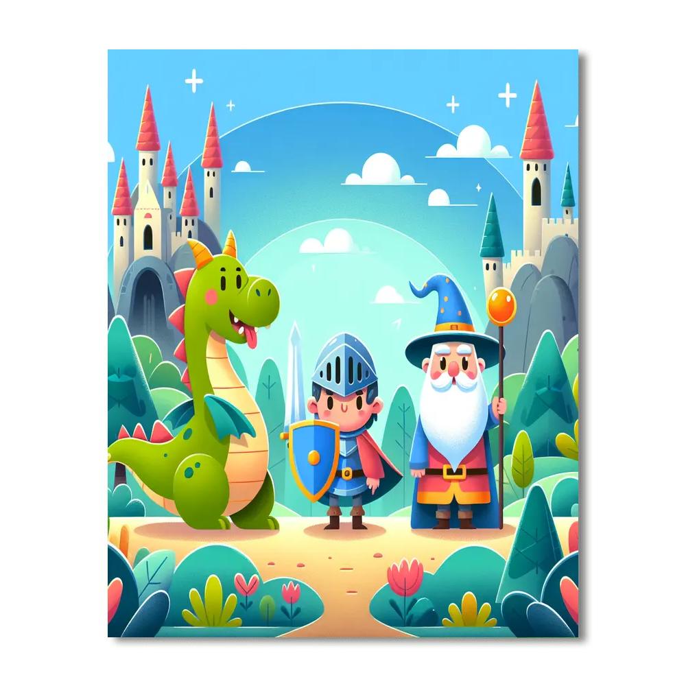 Fantasy Adventure Tales Paint By Numbers