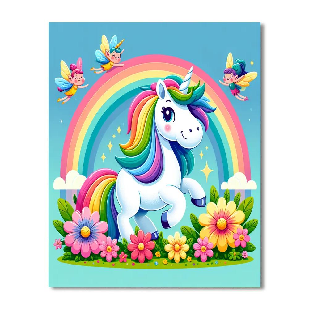 Magic Creatures Number Painting