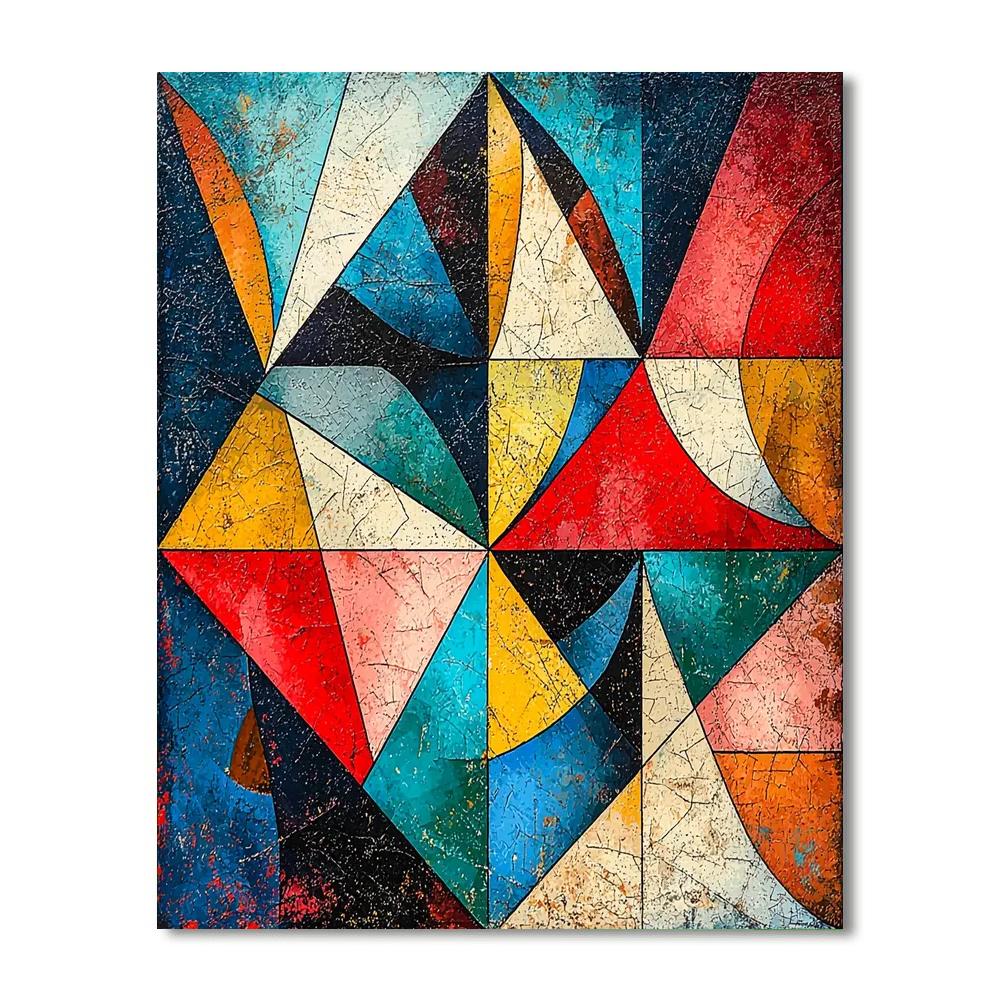 Pablo Picasso Inspired Picasso's Modern Geometry  Painting Number Kit