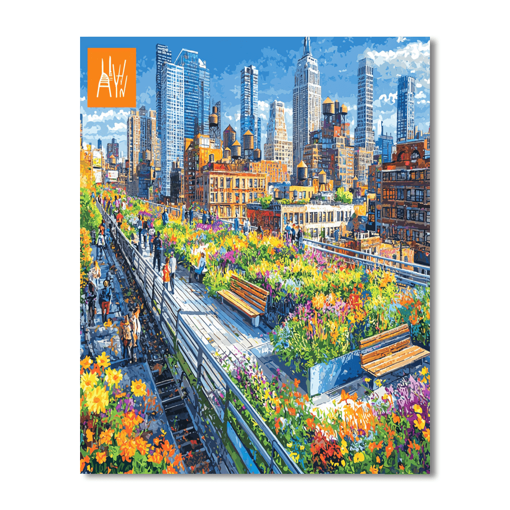 The High Line Painting By Numbers Kit