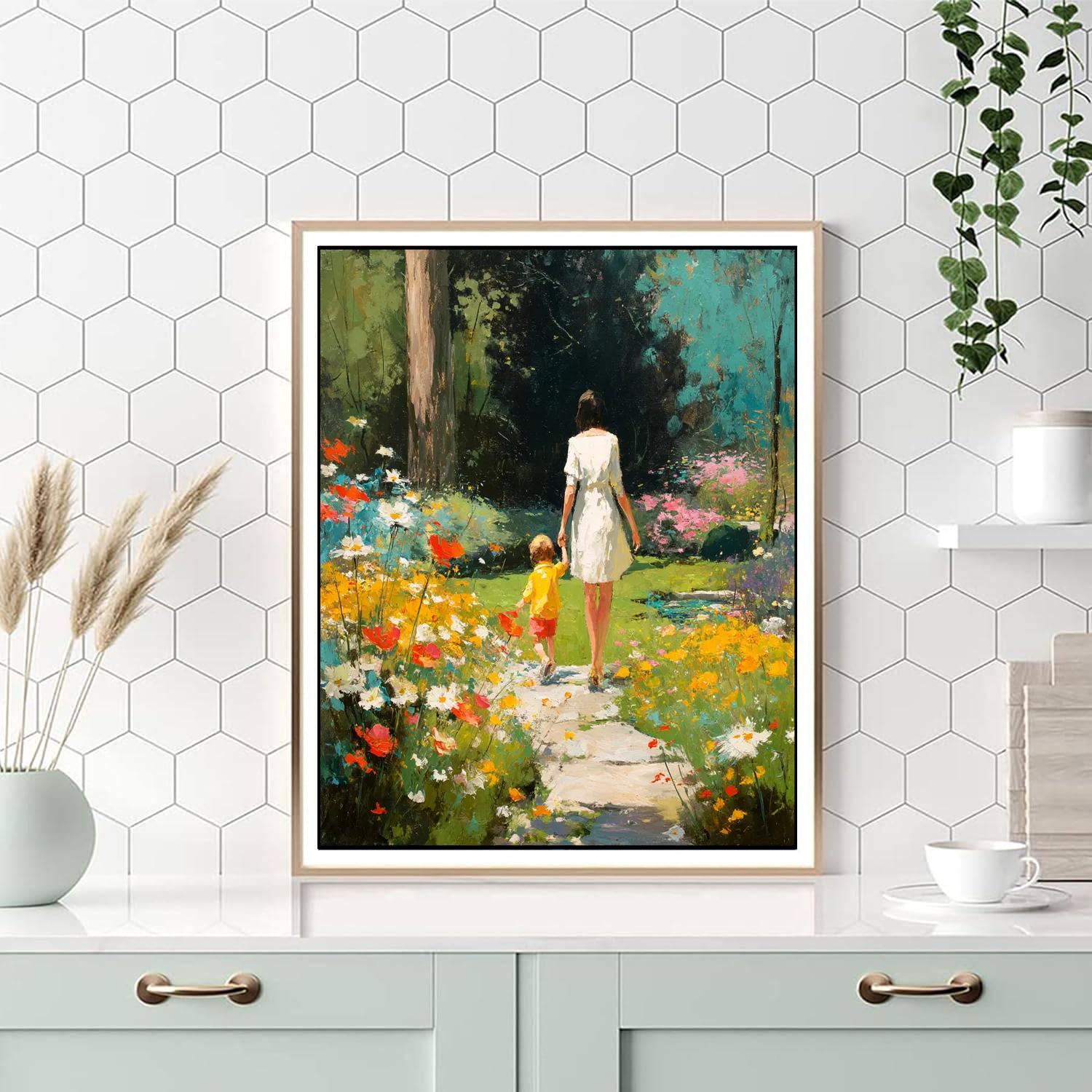 Joyful Garden Walk Paint By Numbers Kits