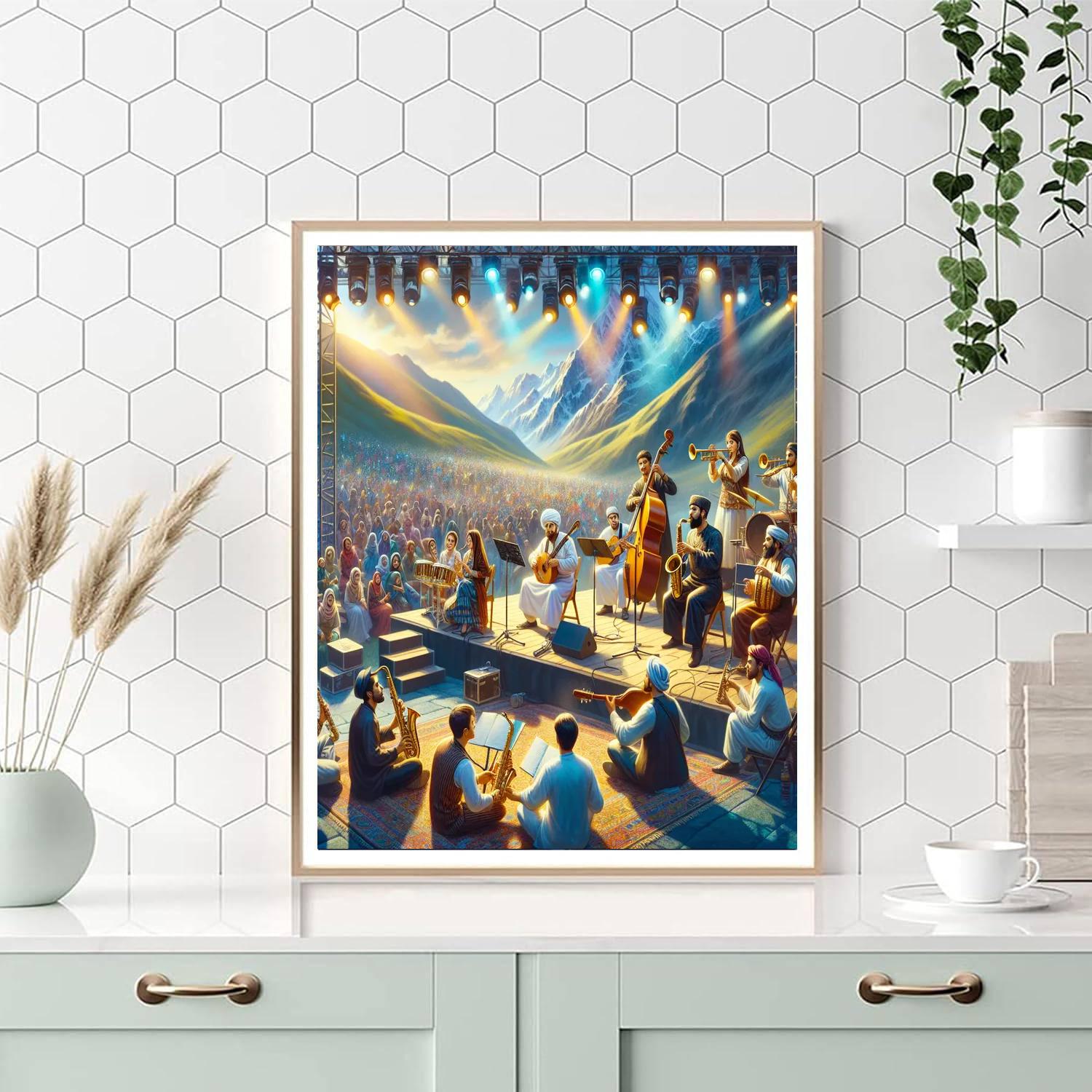 Almaty Jazz Festival - Kazakhstan DIY Paint By Numbers