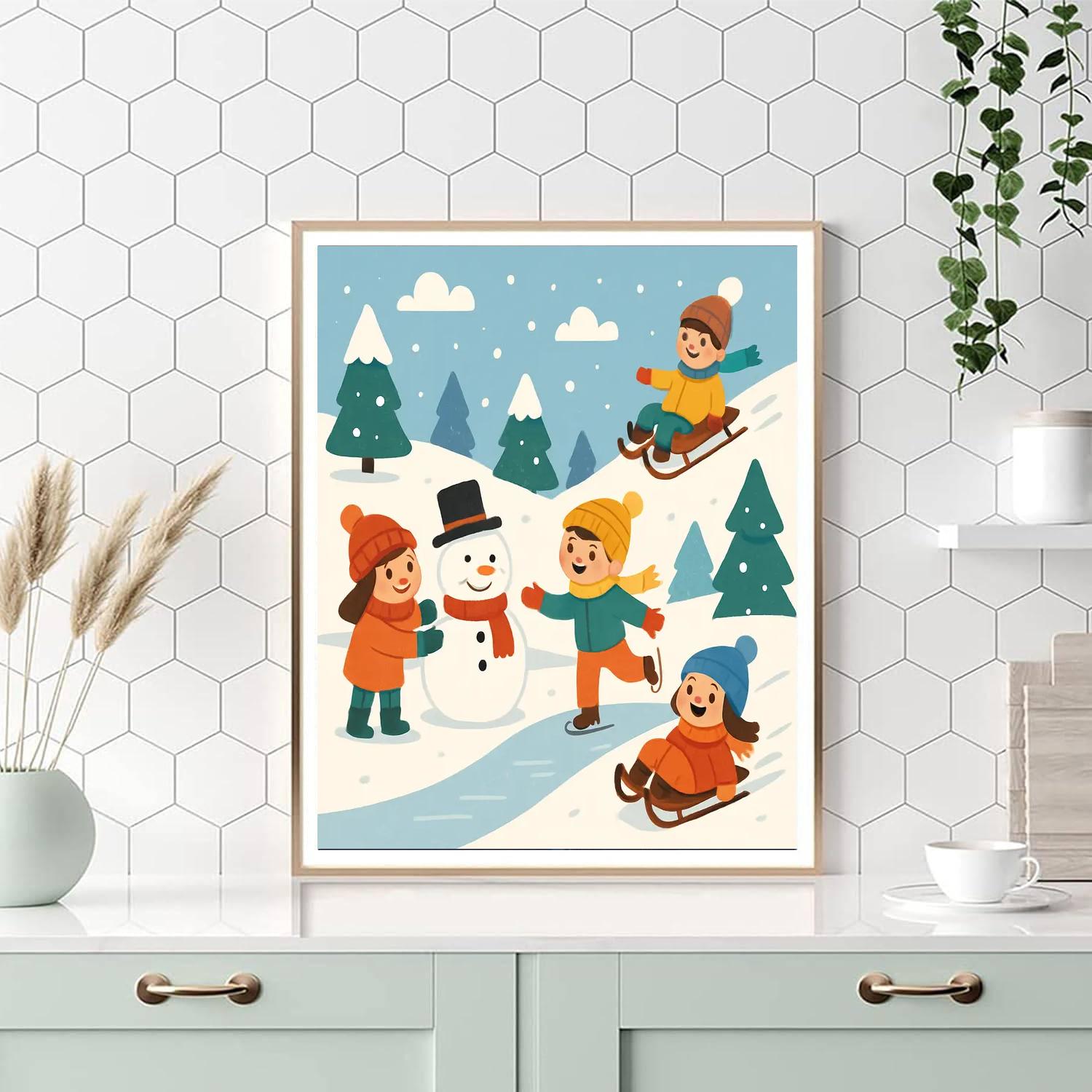 Magical Winterland Painting By Numbers Kit
