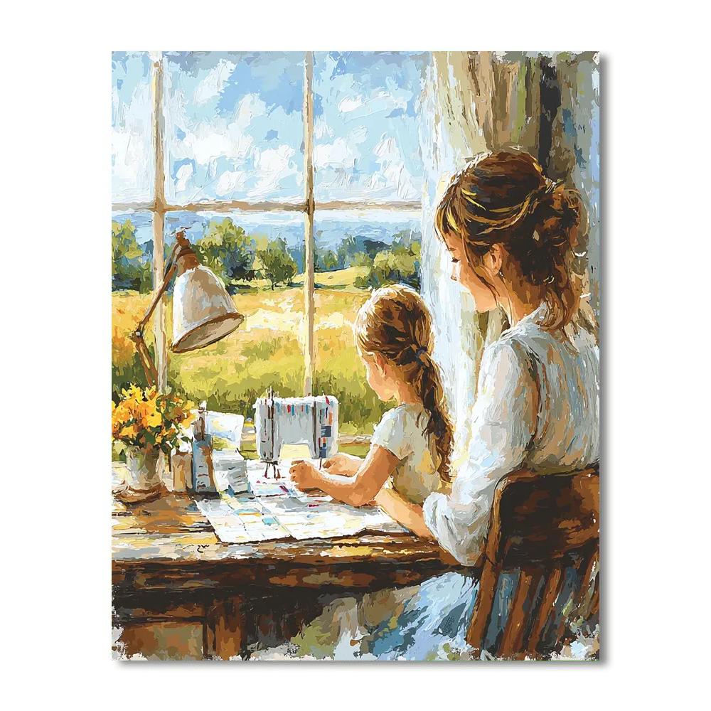A Mother's Love In Stitches Paint By Numbers