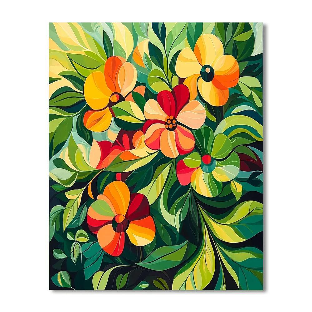 Frida Kahlo Inspired Heart Of Nature  Paint By Number