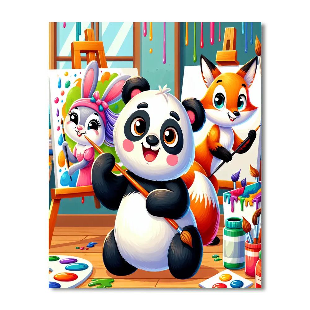 Animal Art Adventure DIY Paint By Numbers