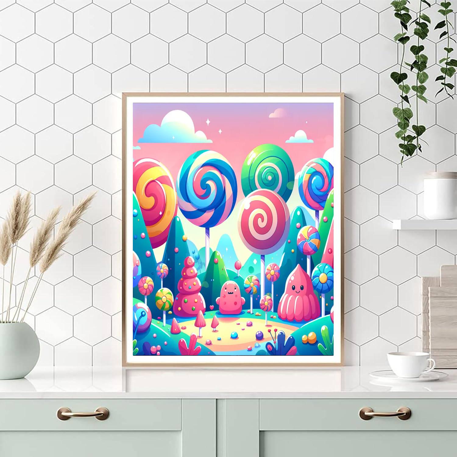 Sweet Candyland Adventures Paint By Numbers Kits