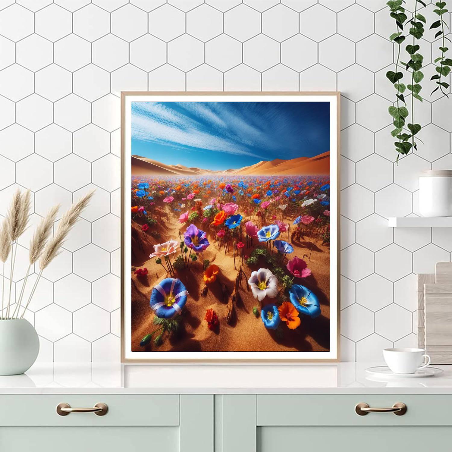 Desert Bloom Mirage DIY Paint By Numbers