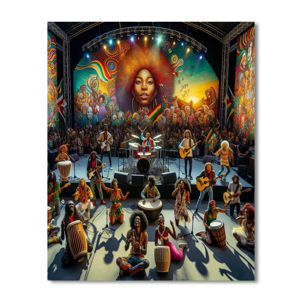 The Harare International Festival Of The Arts Paint By Numbers Art