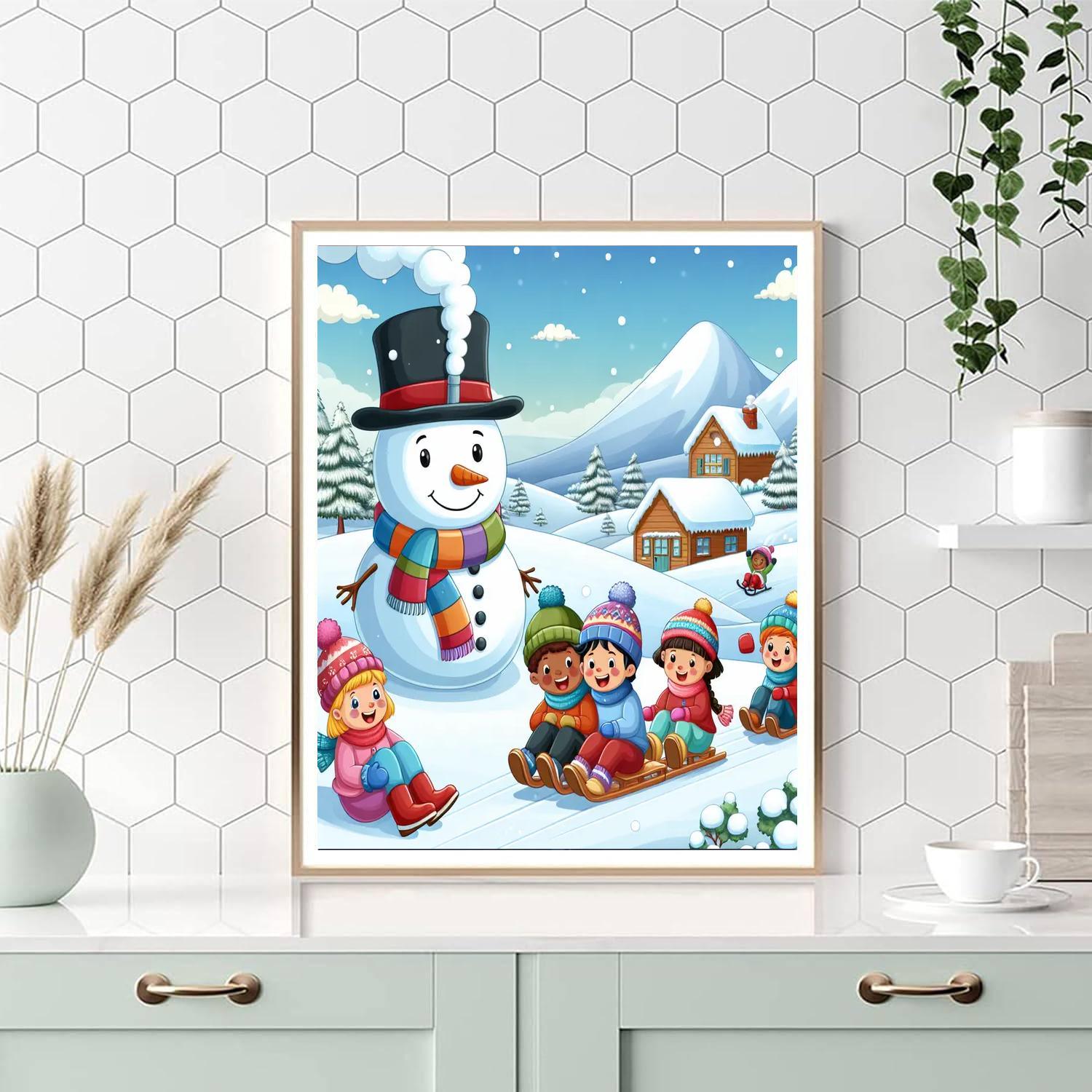 Winter Wonderland Extravaganza Painting By Numbers Kit