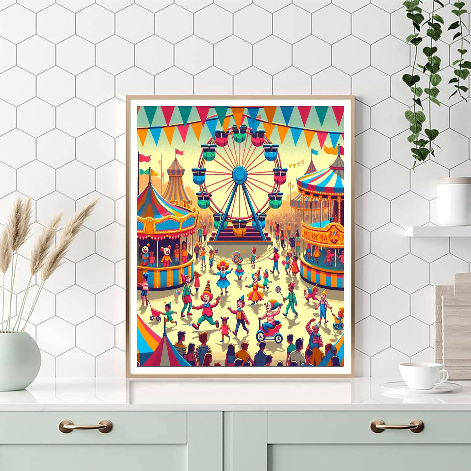 Creative Carnival Paint By Numbers Art