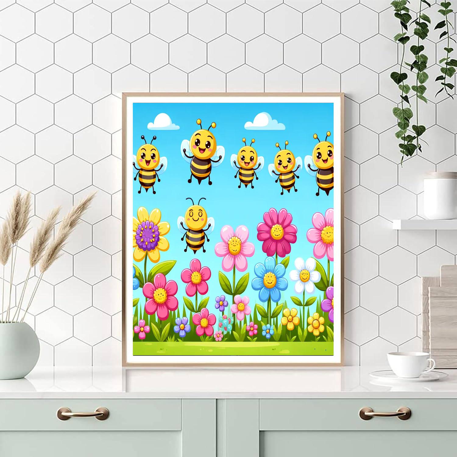 Bees' Blossom Festival Paint By Numbers Kits