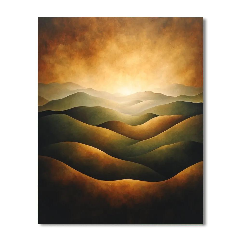 Caravaggio Inspired Chiaroscuro Landscape  Paint By Numbers Kits
