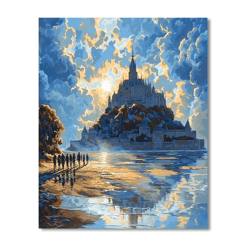 Mont-saint-michel - France DIY Paint By Numbers