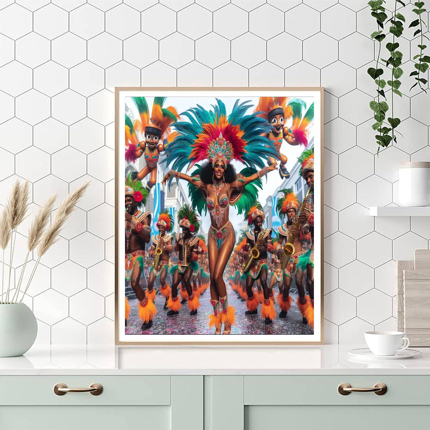 Willemstad Carnival DIY Paint By Numbers