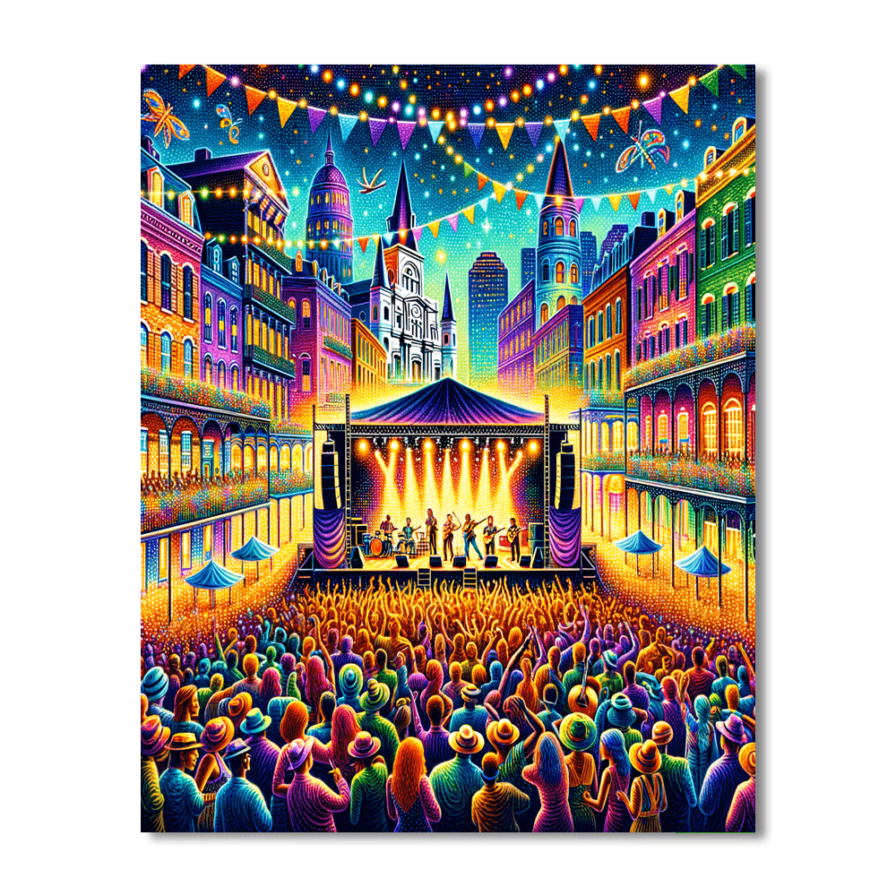 Essence Festival - New Orleans, Usa Painting By Numbers Kit