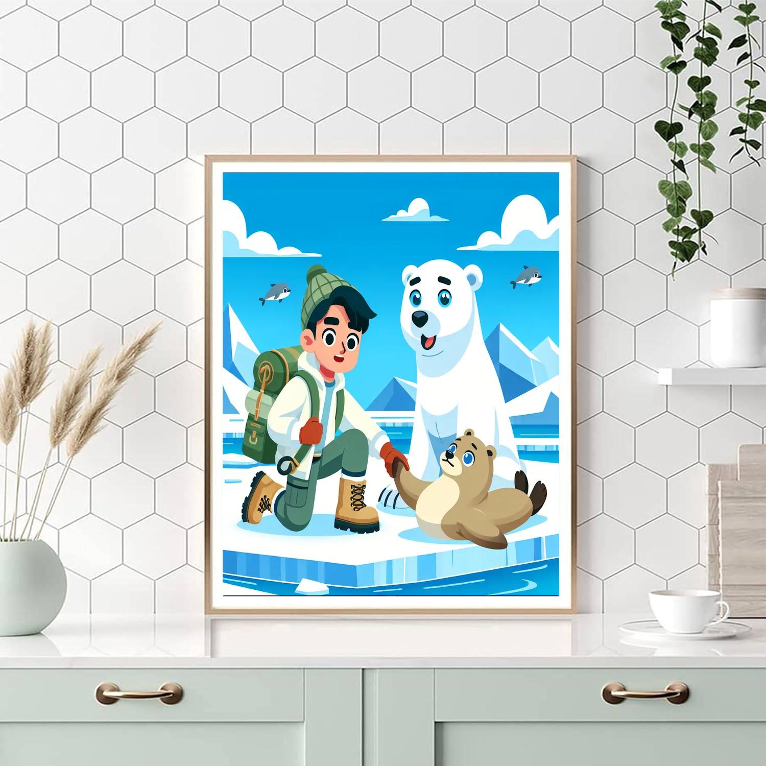 Polar Bear Rescue Paint By Numbers Kits