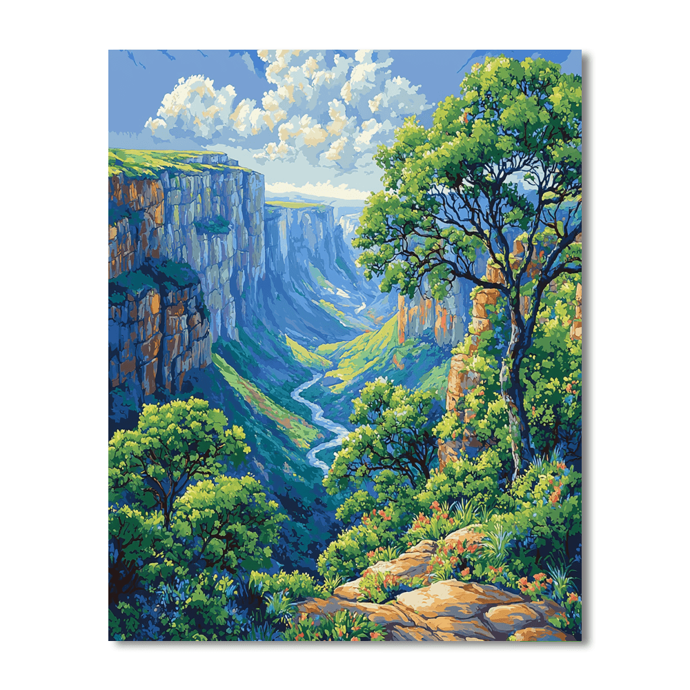 Blyde River Canyon - South Africa Paint By Numbers