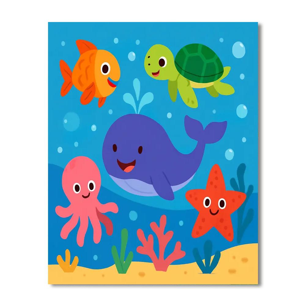 Creative Ocean Adventure Numbered Painting Kits