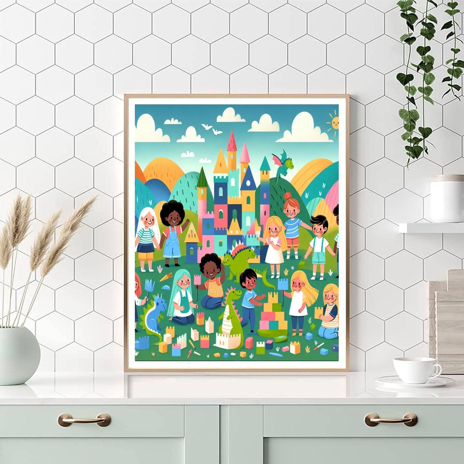 Fantasy World Builders Painting By Numbers Kit