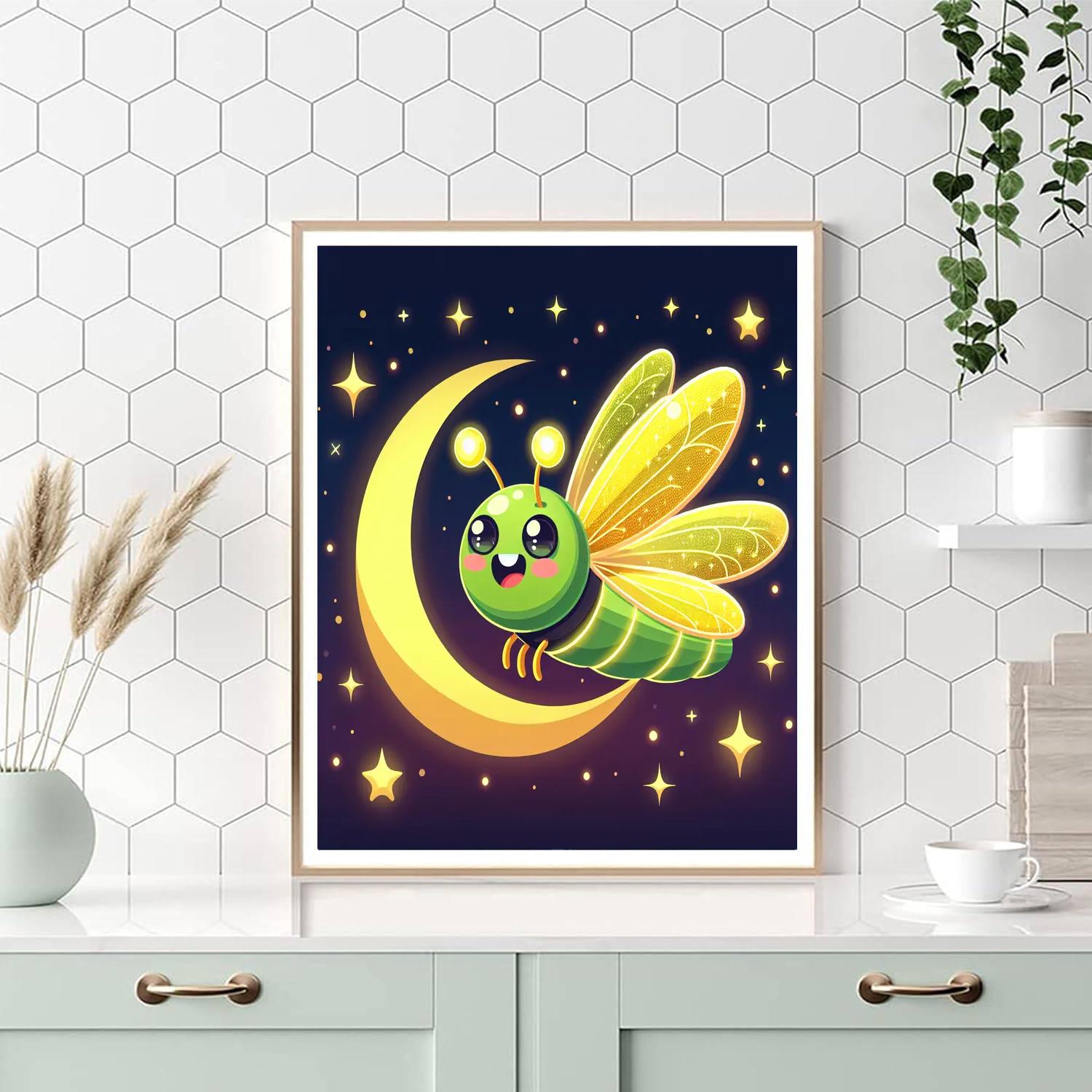 Fun Firefly Paint By Numbers Art
