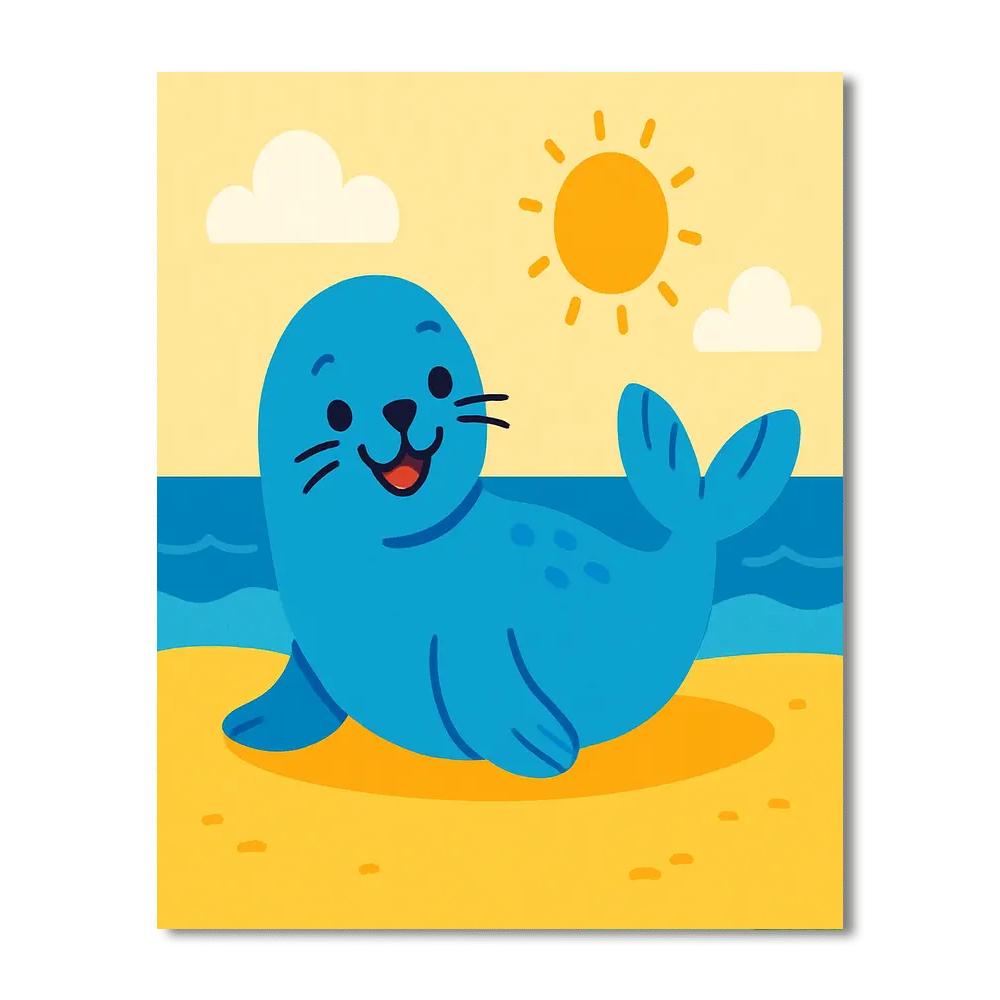 Jolly Seal DIY Paint By Numbers